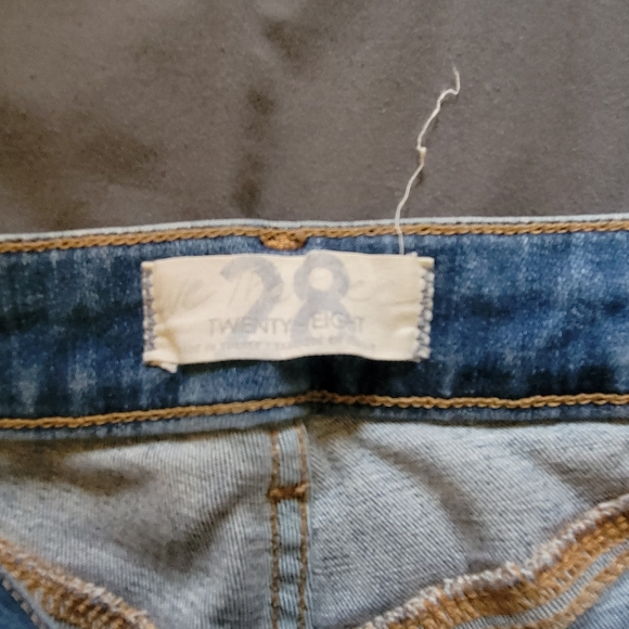 Free People We The Free Riley Back Seam Jeans Size 28" 28 x 27 High Rise - Picture 5 of 7